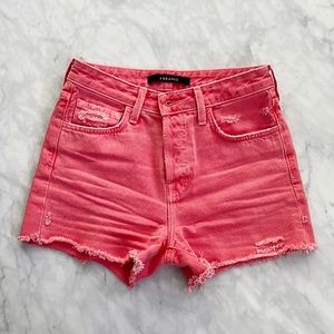 Cloture shop J brand high rise shorts Coral